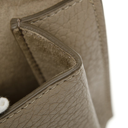 Celine Crisped Calfskin Companion Pouch Light Taupe 7 of 7