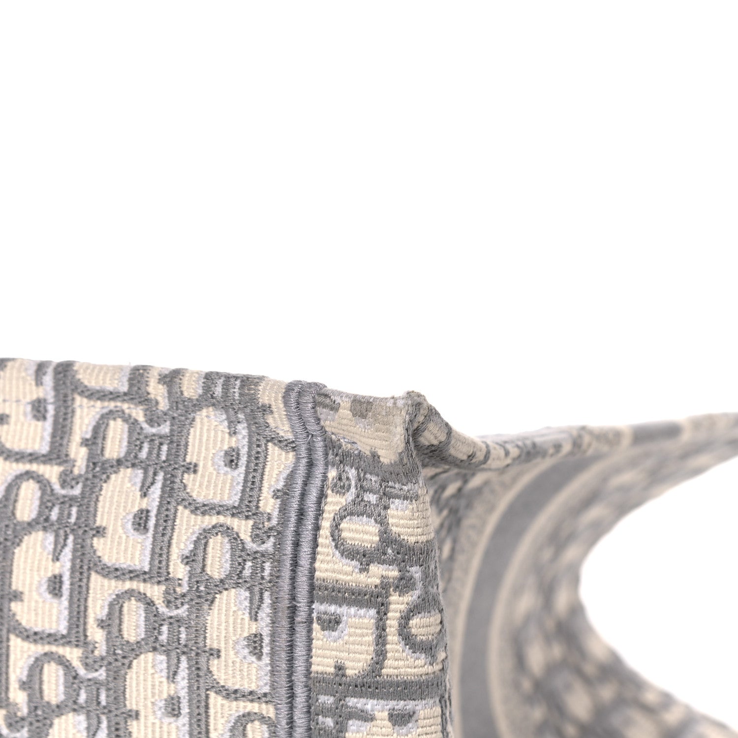Christian Dior Oblique Medium Book Tote Grey 12 of 16