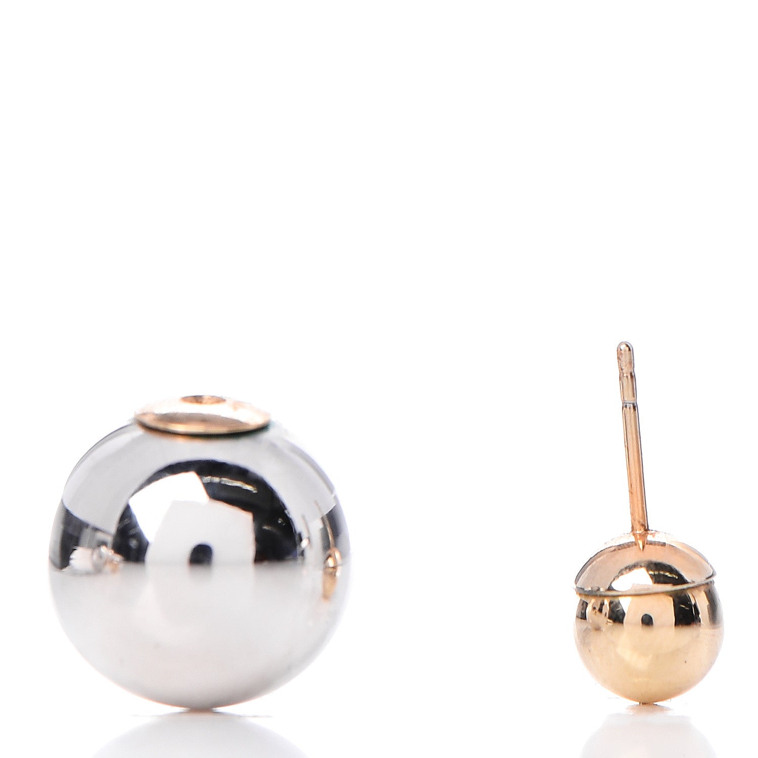 Christian Dior Mise En Dior Tribal Earrings Gold Silver 3 of 4