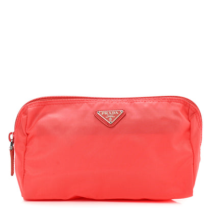 Prada Tessuto Nylon Vela Cosmetic Pouch Arancio 1 of 7