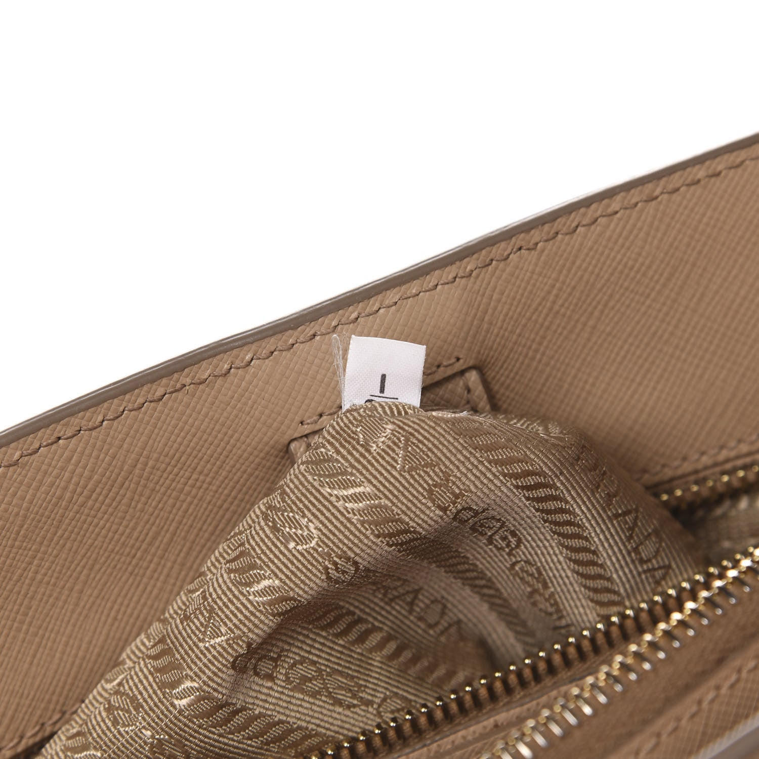 Prada Saffiano Lux Medium Tote Sabbia 6 of 9