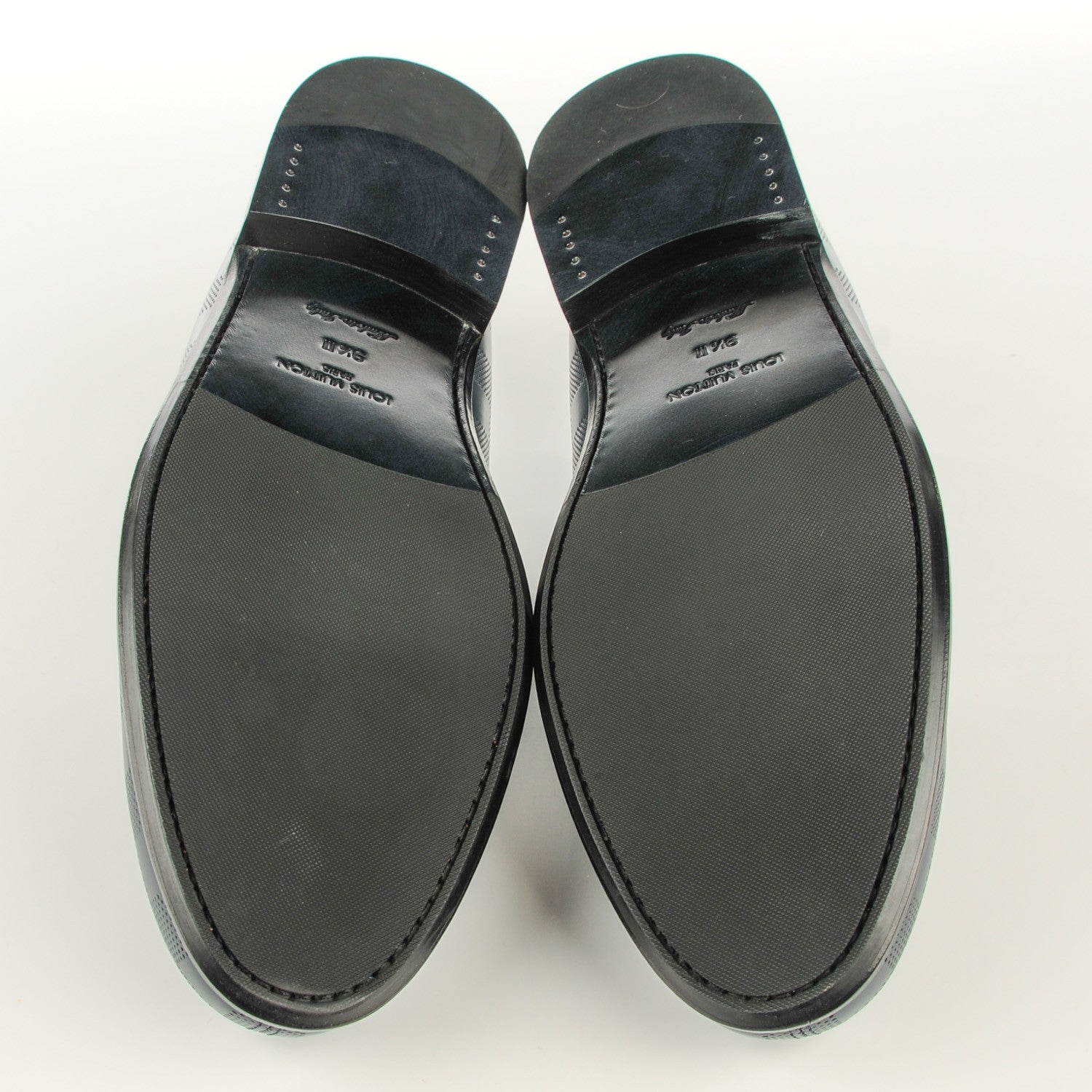 Louis Vuitton Mens Damier Infini Santiago Loafers 9.5 Cosmos 6 of 9