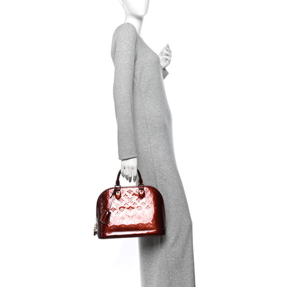 Louis Vuitton Vernis Alma PM Rouge Fauviste 2 of 10