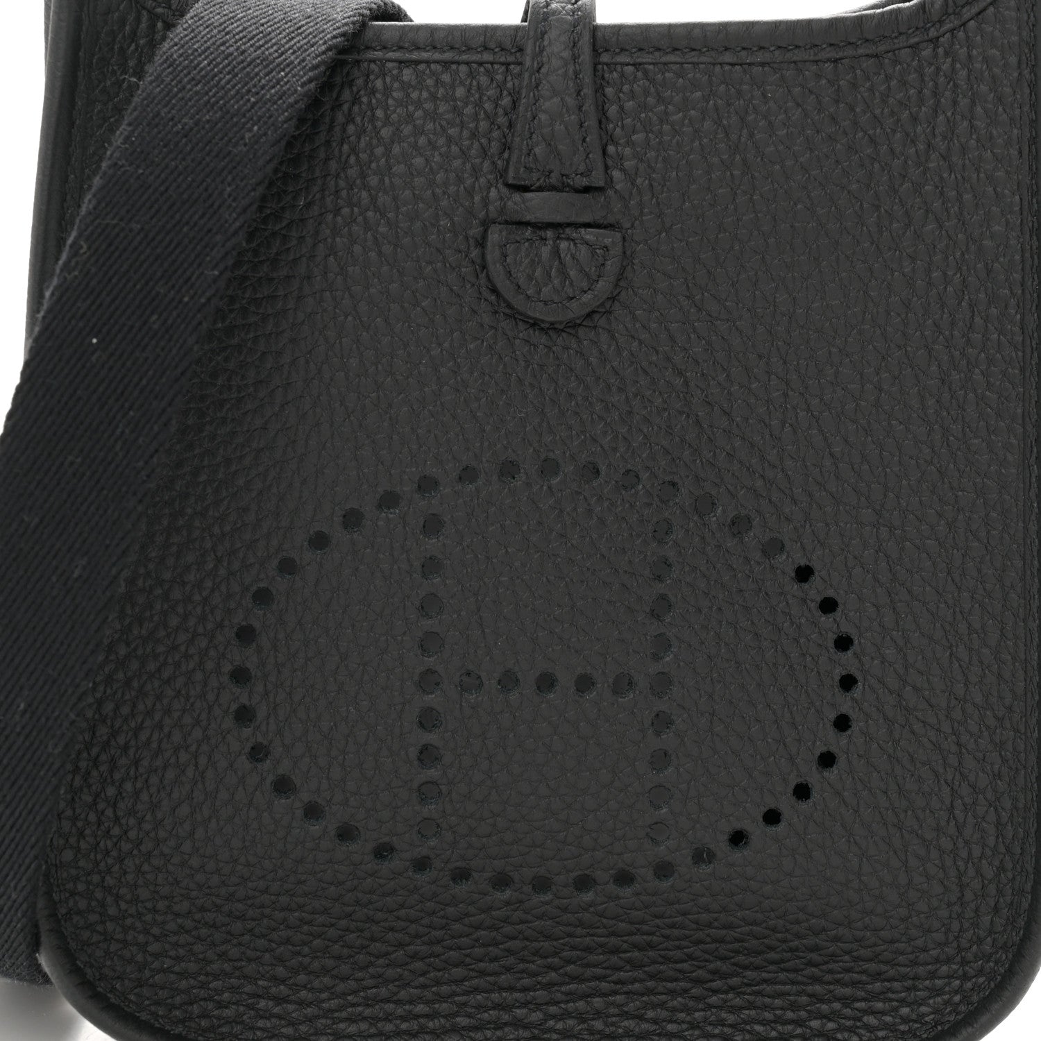 Hermes Taurillon Clemence Evelyne TPM Black 8 of 11