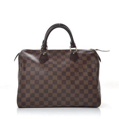 Louis Vuitton Damier Ebene Speedy 30 1 of 12