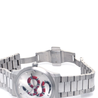Gucci Stainless Steel 38mm G-Timeless Snake Quartz Watch 6 of 6