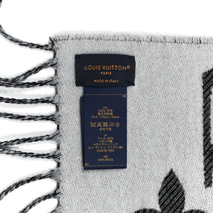 Louis Vuitton Wool Simply LV Scarf Black 3 of 3