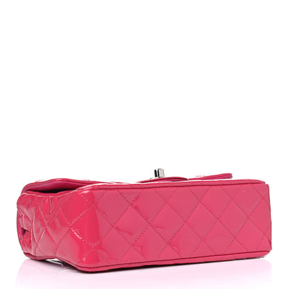 Chanel Patent Calfskin Quilted Mini Rectangular Flap Pink 3 of 4