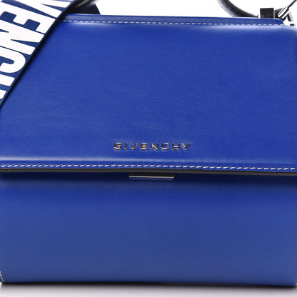 Givenchy Calfskin Mini Pandora Box Logo Strap Crossbody Bag Moroccan Blue 9 of 9