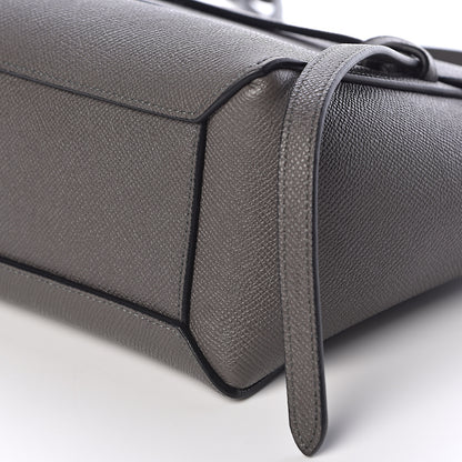 Celine Grained Calfskin Nano Belt Bag Grey 9 of 9