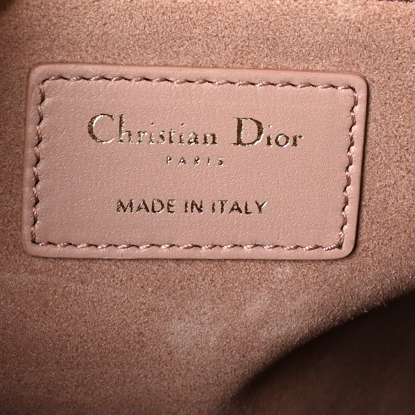 Lambskin Cannage Large Lady Dior Fard