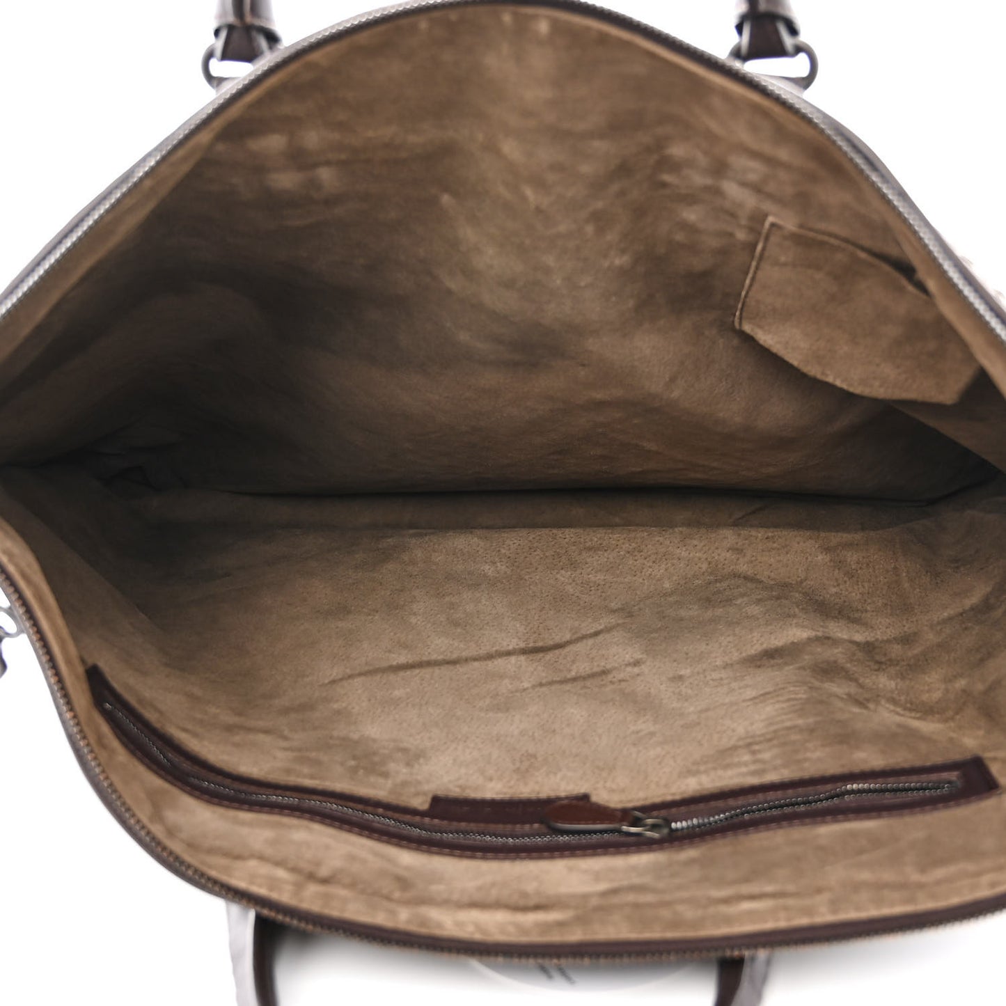 Nappa Intrecciato Maxi Convertible Tote Ebano