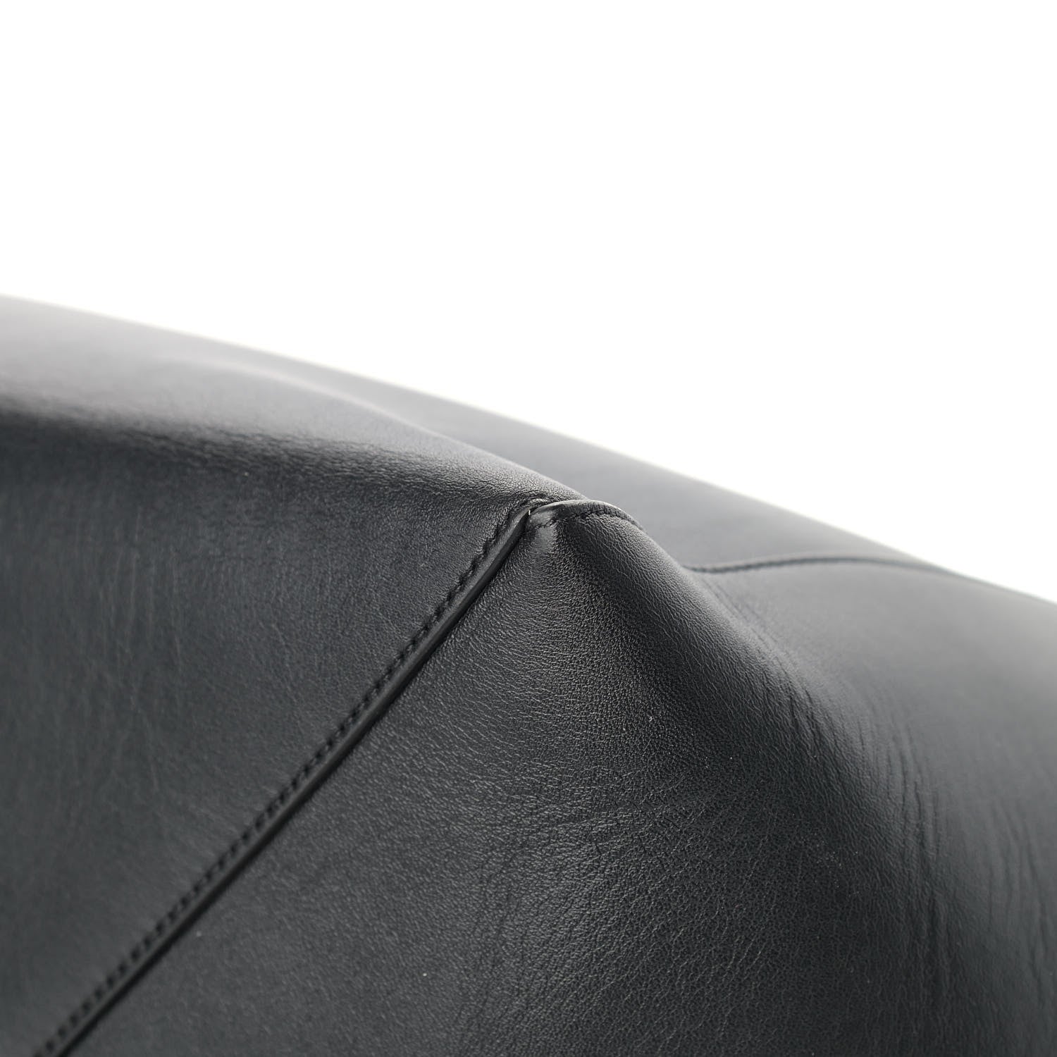 Celine Calfskin Large Clasp Cabas Black 9 of 16