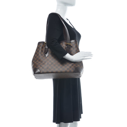 Louis Vuitton Damier Ebene Hampstead MM 2 of 17