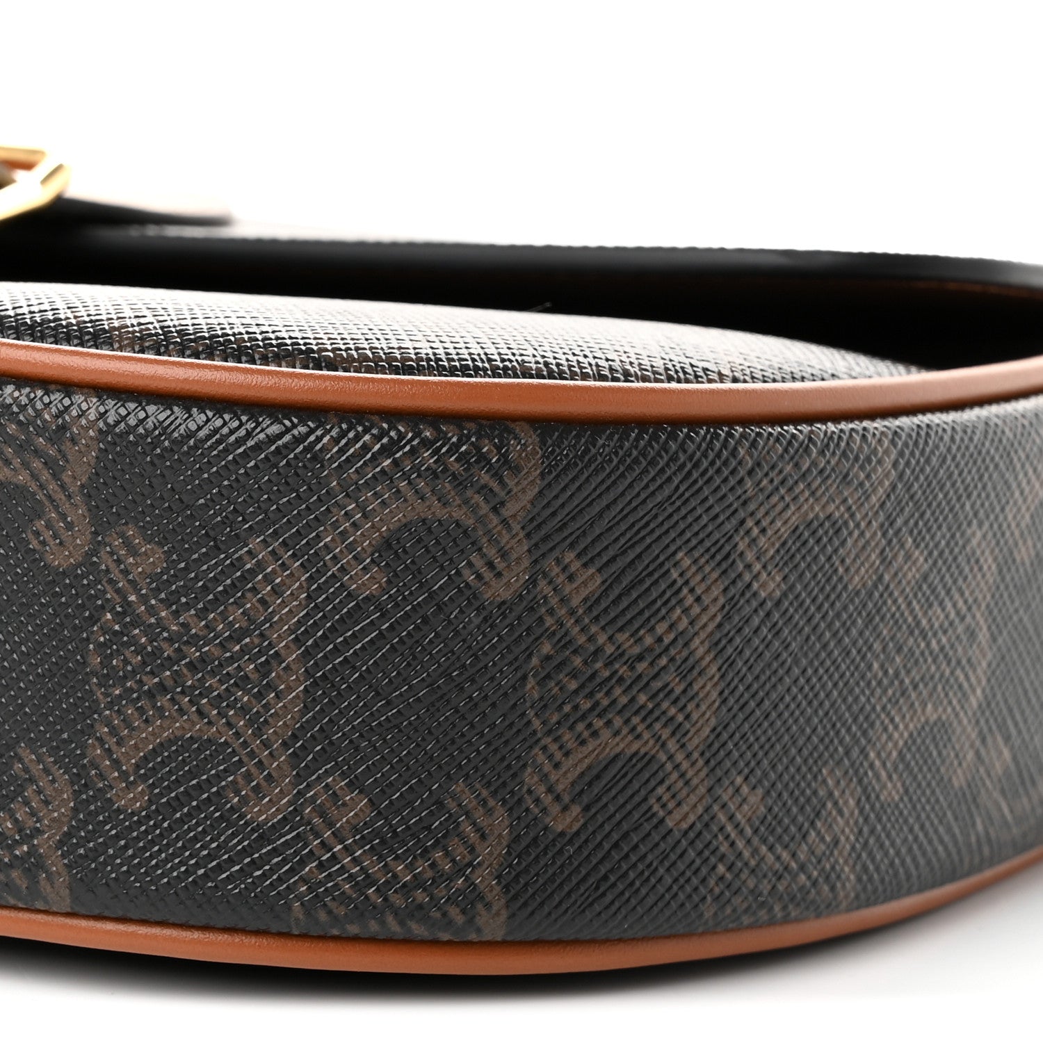 Celine Triomphe Canvas Folco Bag Tan 10 of 10