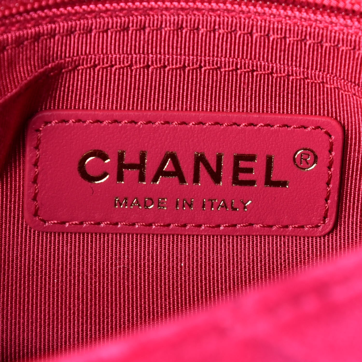 Chanel Velvet Quilted Mini Square Pearl Crush Flap Fuchsia 6 of 10