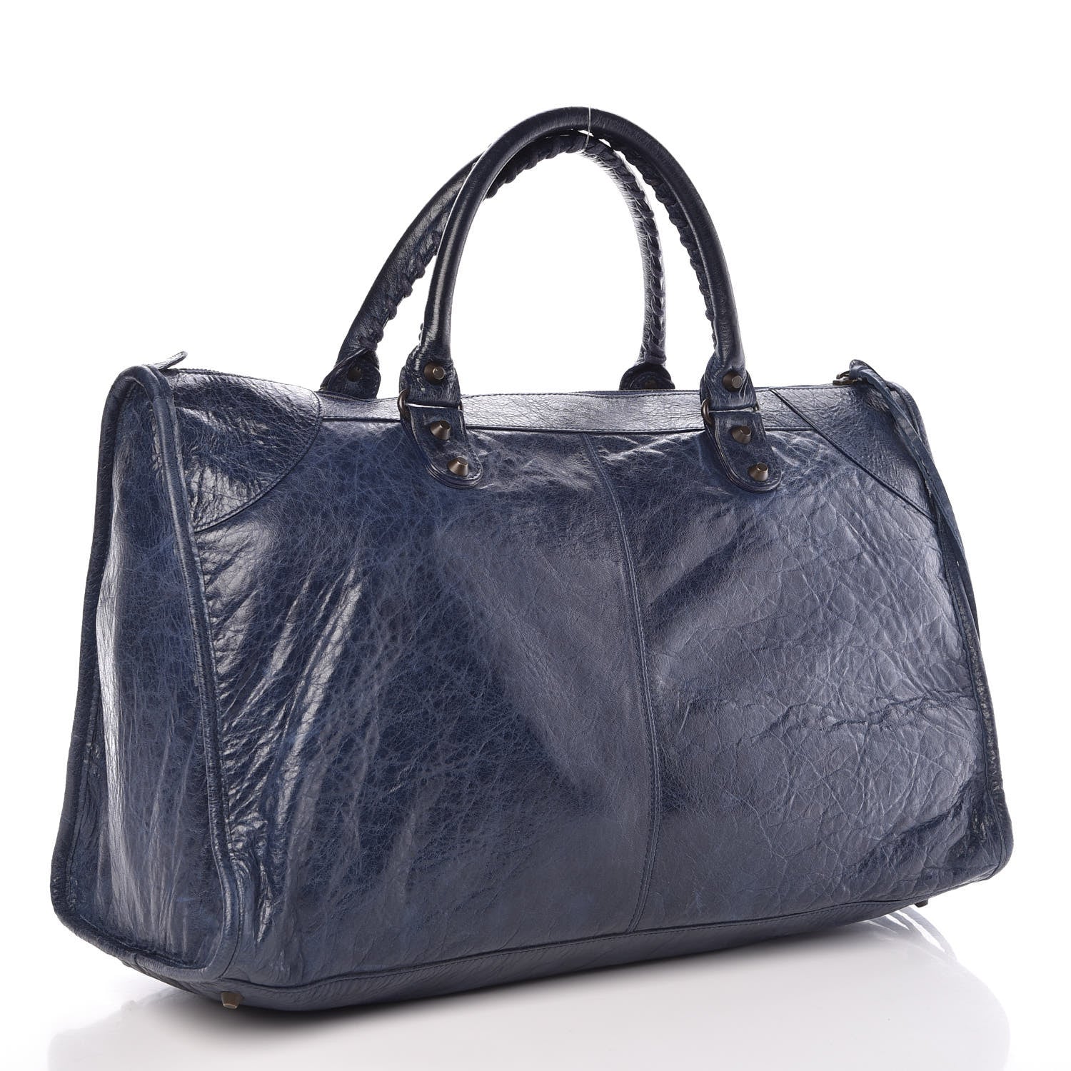Balenciaga Agneau Classic Hardware Work Bleu Roi 3 of 7