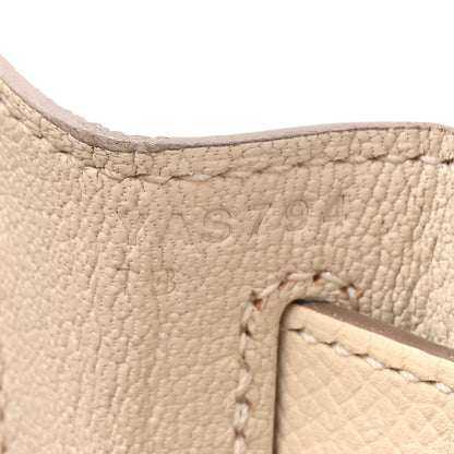 Hermes Epsom Kelly Sellier 28 Craie 7 of 13
