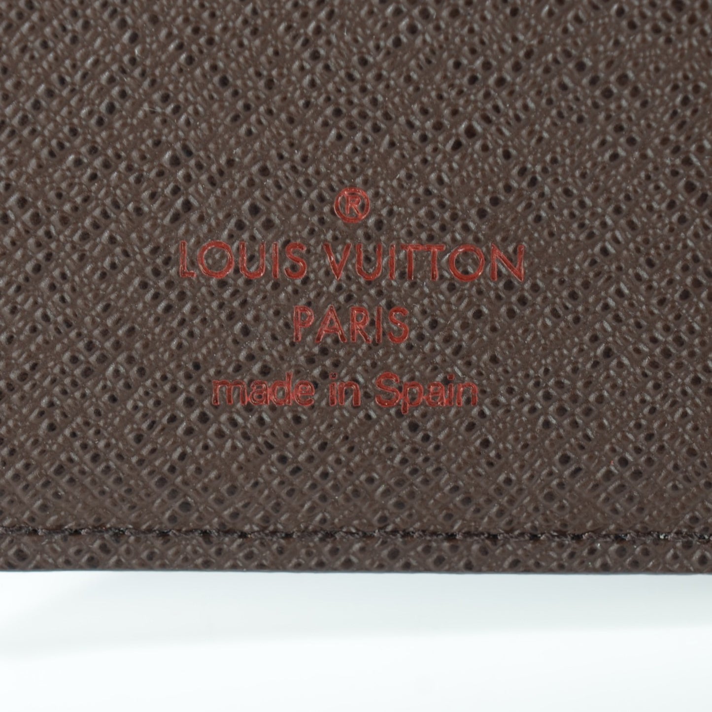 Damier Ebene Pocket Agenda Cover