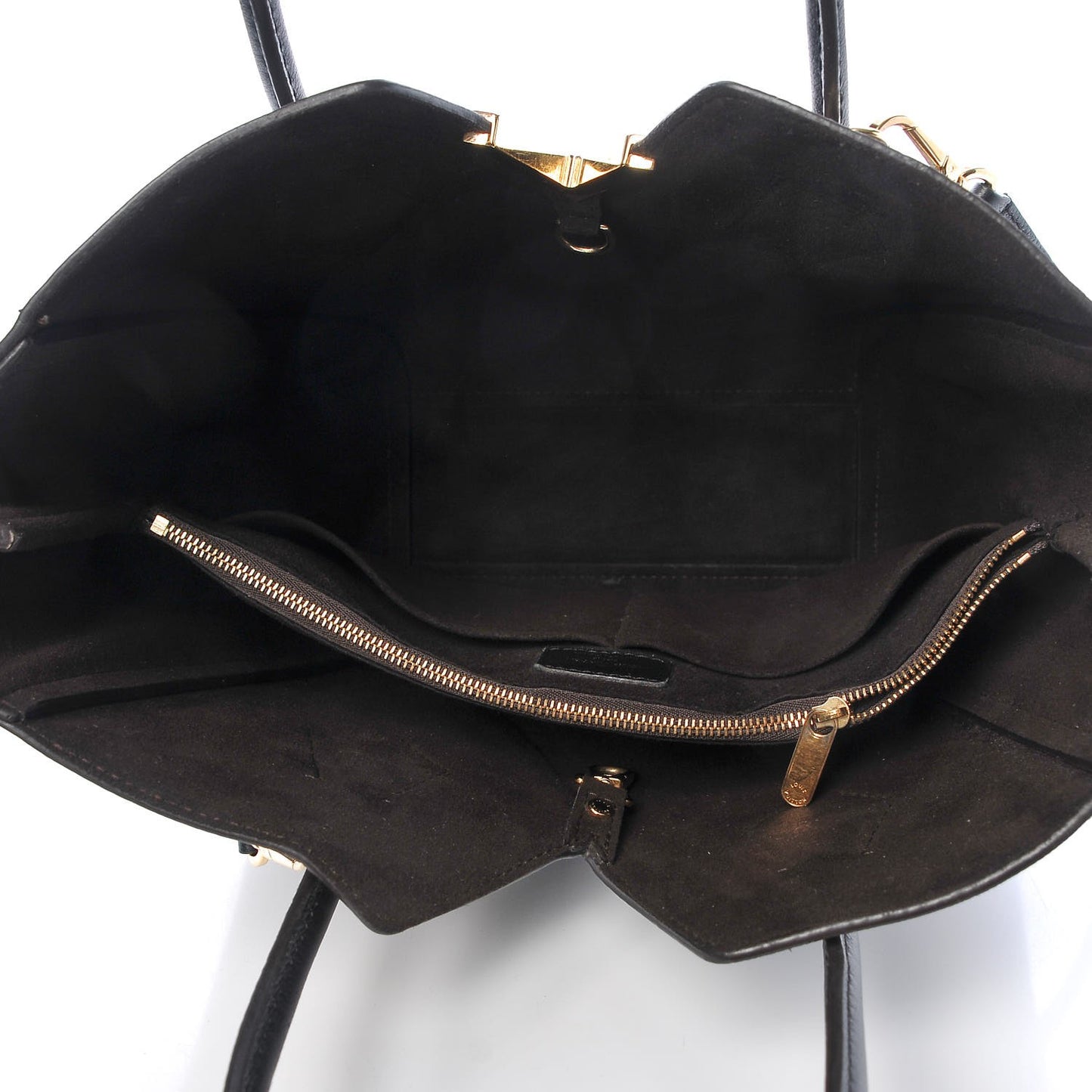 Calfskin Monogram Kimono Tote PM Black
