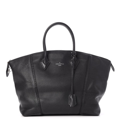 Louis Vuitton Veau Cachemire Soft Lockit MM Black 1 of 16
