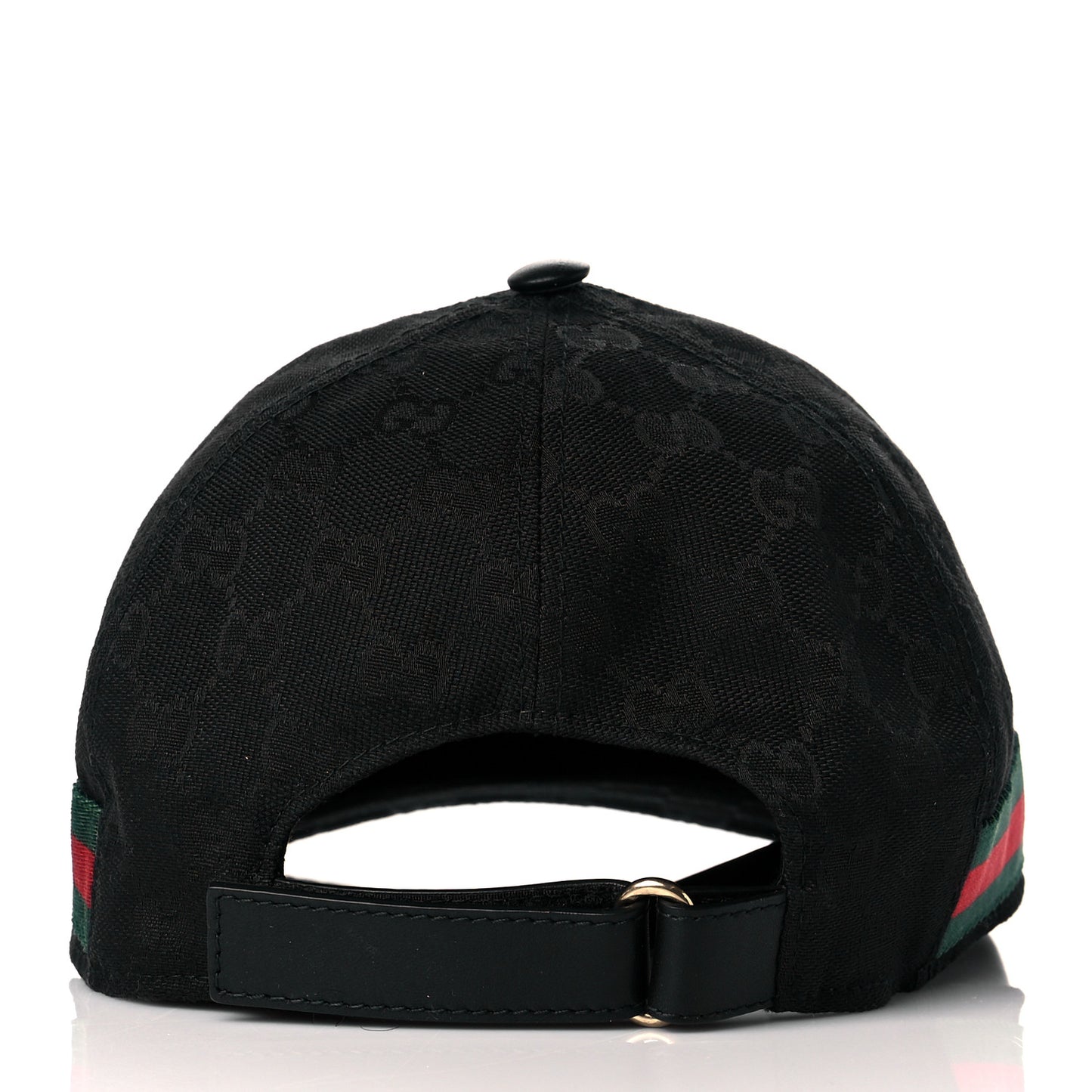 Monogram Web Baseball Hat L Black