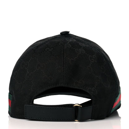 Gucci Monogram Web Baseball Hat L Black 5 of 9