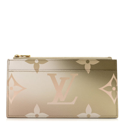 Louis Vuitton Monogram Giant Spring In The City Slim Purse Sunset Kaki 1 of 8