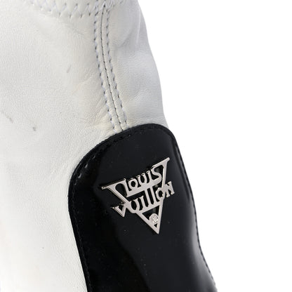 Louis Vuitton Glazed Calfskin Lambskin LV Archlight Sneaker Boots 40 Black White 7 of 9
