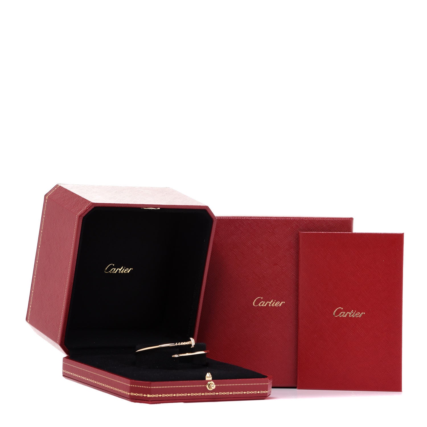 Cartier 18K Yellow Gold Diamond Small Juste Un Clou Bracelet 15 5 of 5