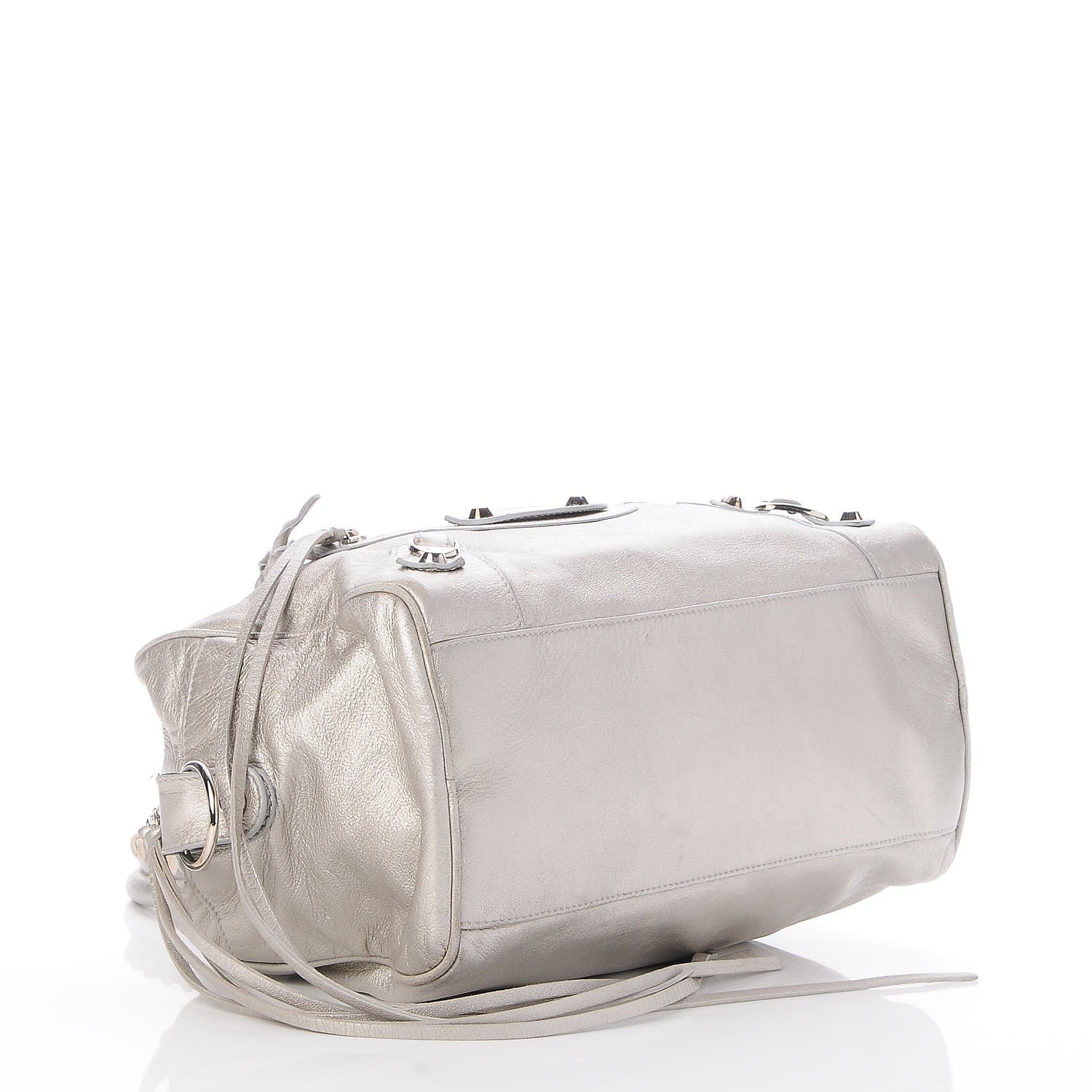Balenciaga Agneau Classic Hardware Box Bag Silver Hardware 4 of 12