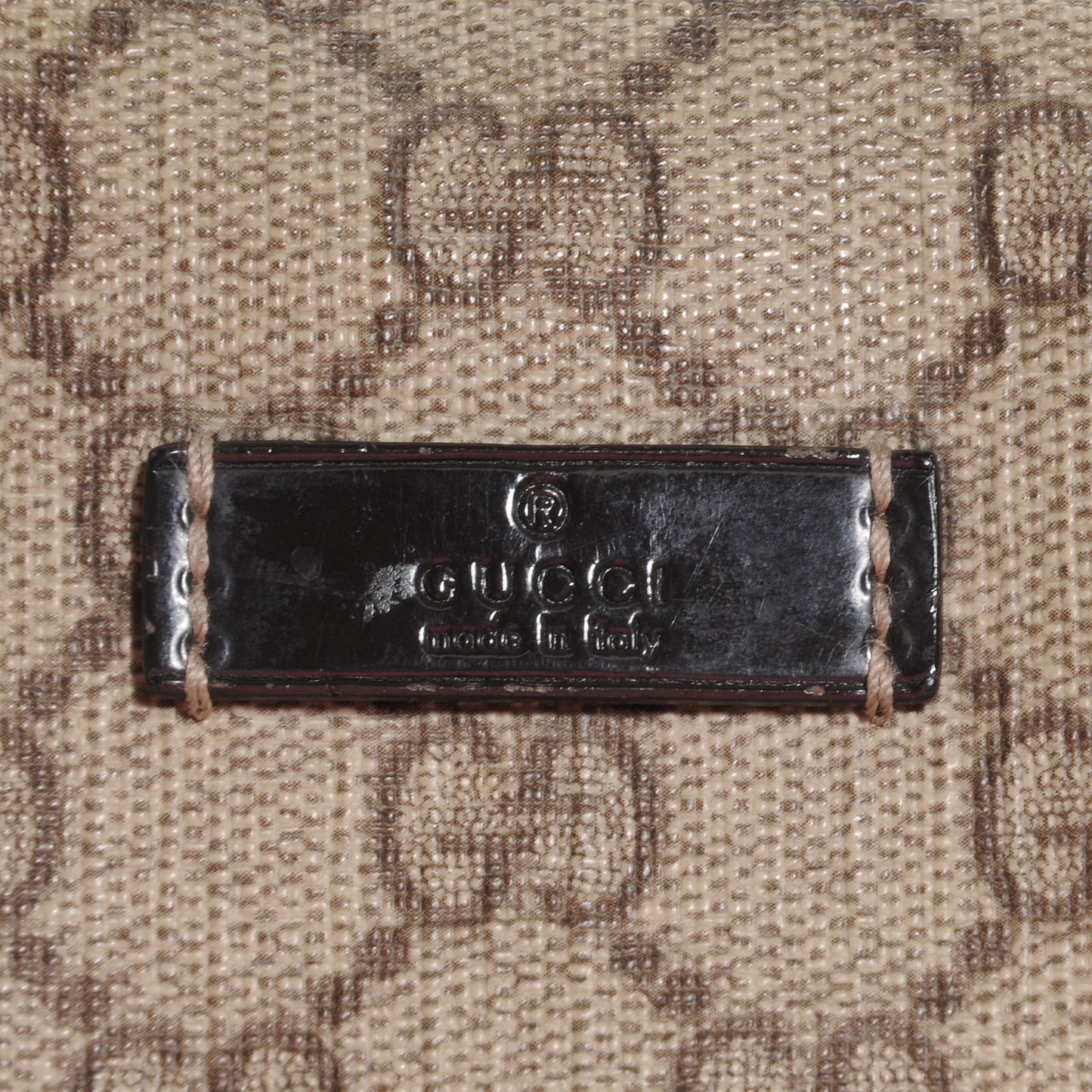 Monogram Guccissima Hearts Studded Medium Joy Boston Dark Brown