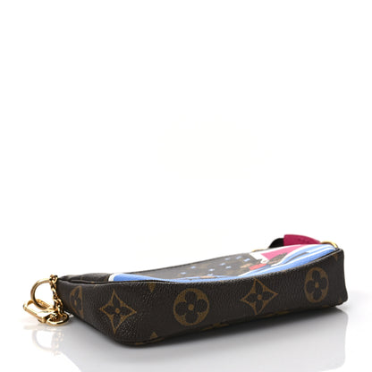 Louis Vuitton Monogram 2018 Christmas Animation Mini Bears Pochette Accessories 4 of 8