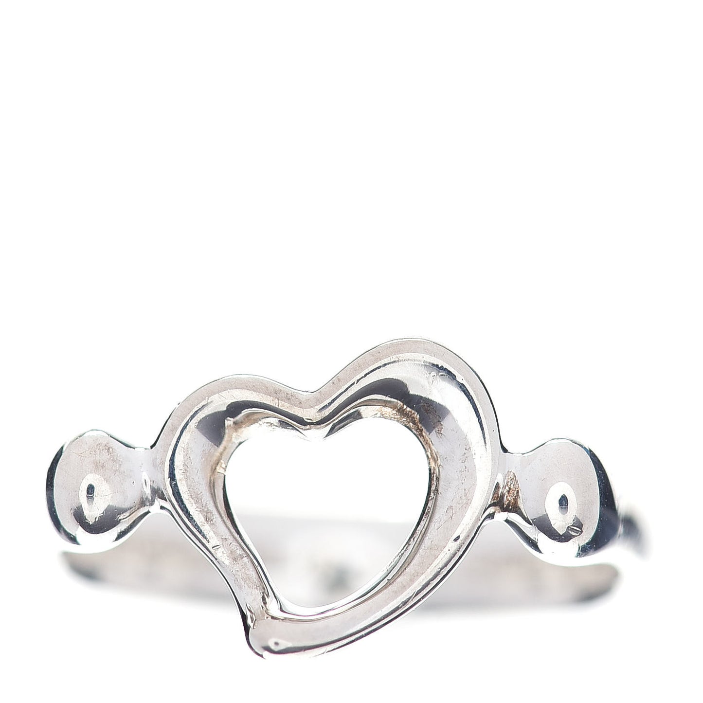 Sterling Silver Elsa Peretti Open Heart Ring 46 3.75