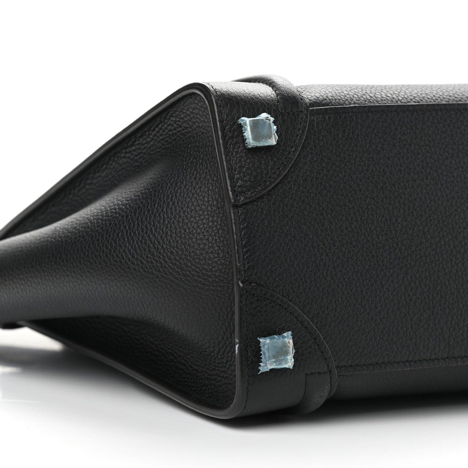 Celine Drummed Calfskin Micro Luggage Black 8 of 9