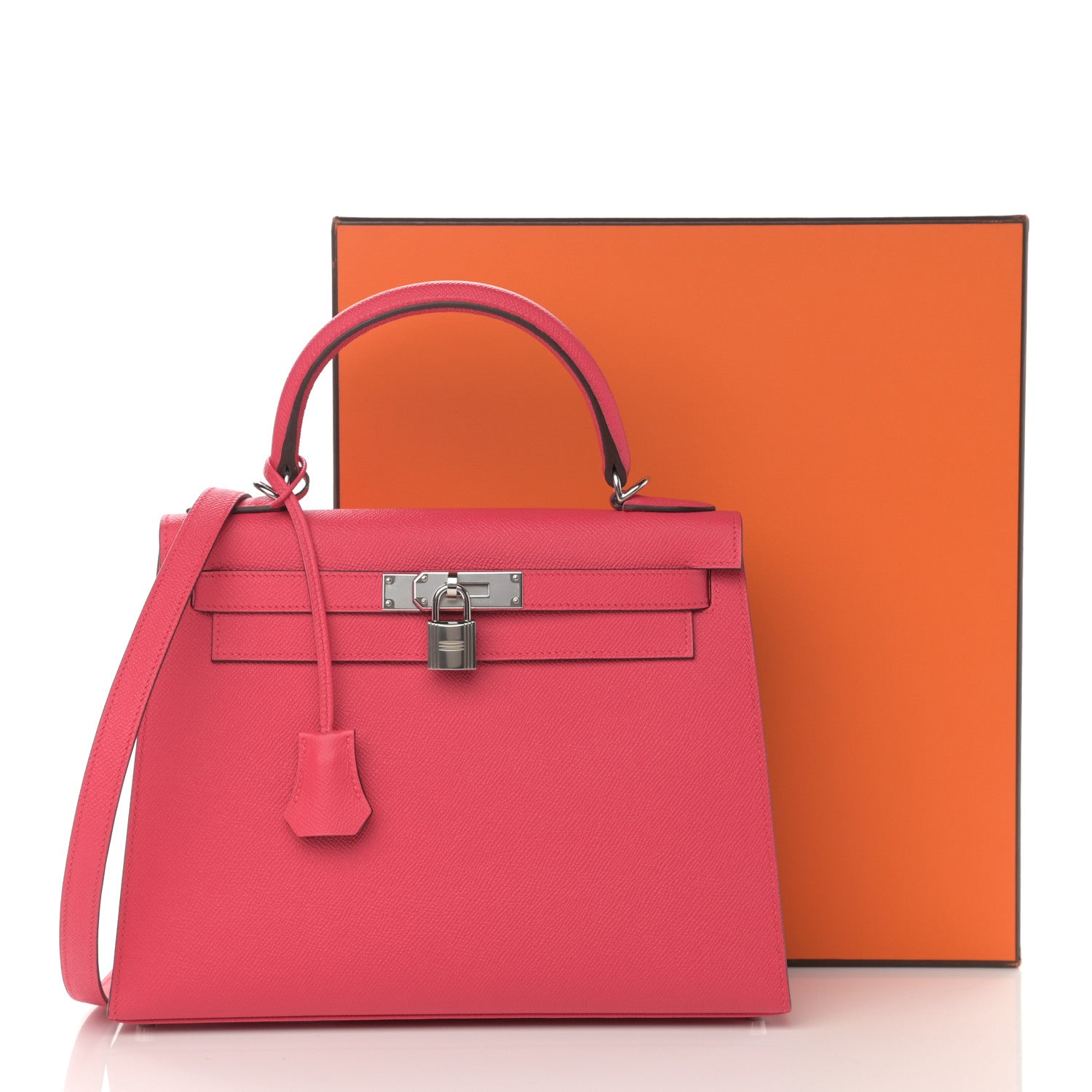 Hermes Epsom Kelly Sellier 28 Rose Extreme 13 of 13