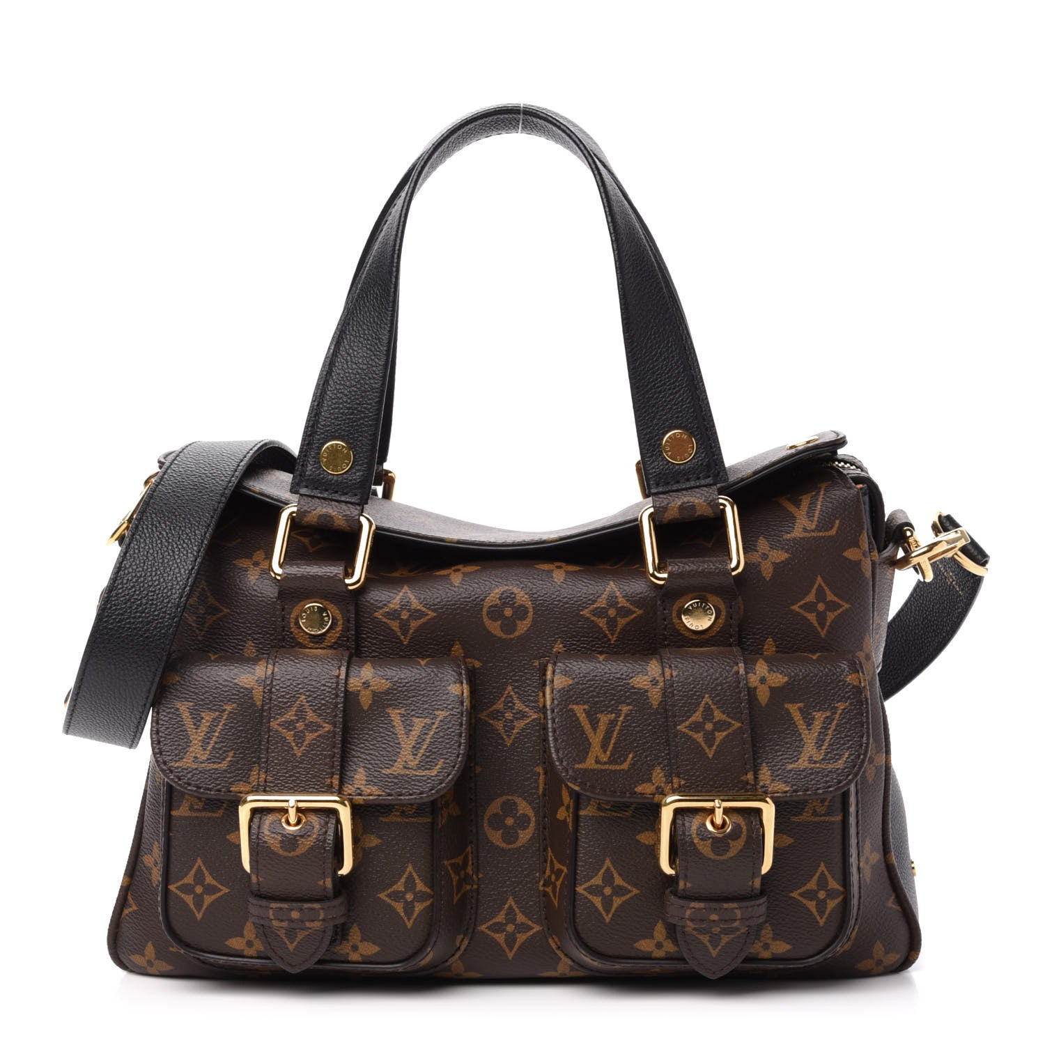 Louis Vuitton Monogram Manhattan NM Black 1 of 13