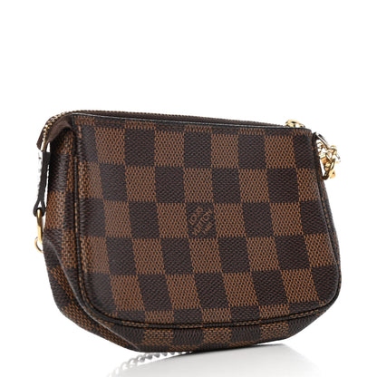 Louis Vuitton Damier Ebene Mini Pochette Accessories 3 of 6
