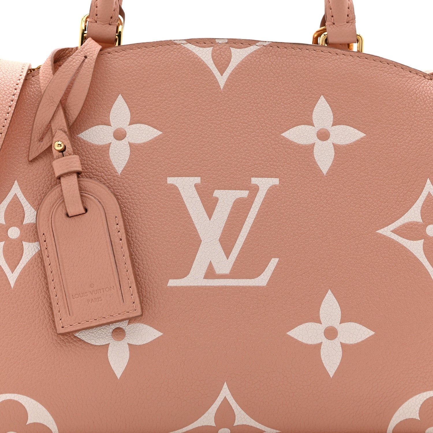 Louis Vuitton Empreinte Monogram Giant Petit Palais Rose Trianon Creme 7 of 9