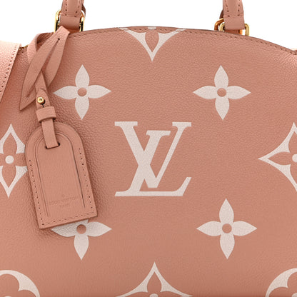 Louis Vuitton Empreinte Monogram Giant Petit Palais Rose Trianon Creme 7 of 9