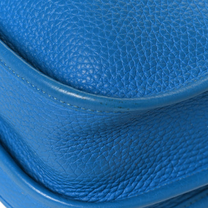 Hermes Taurillon Clemence Evelyne III PM Bleu Hydra 11 of 13
