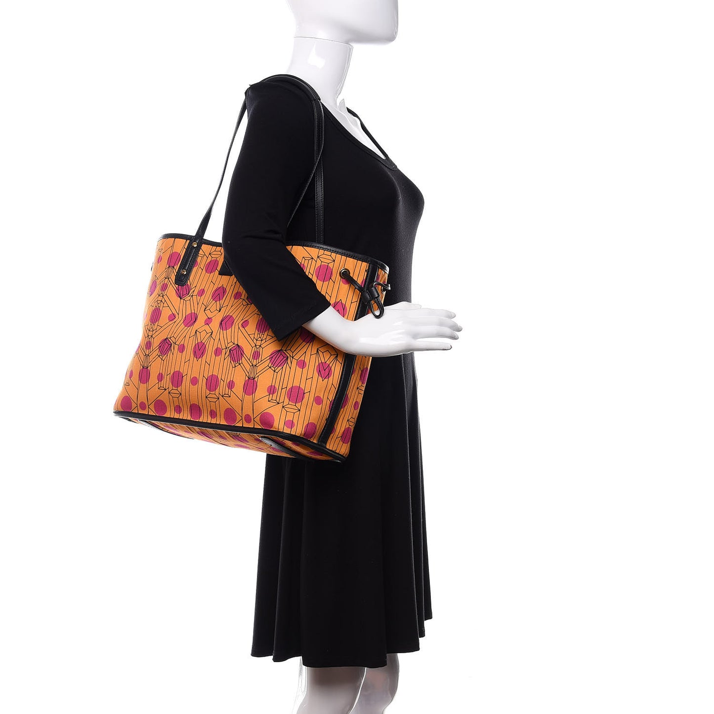Visetos Medium Project Reversible Shopper Tote White