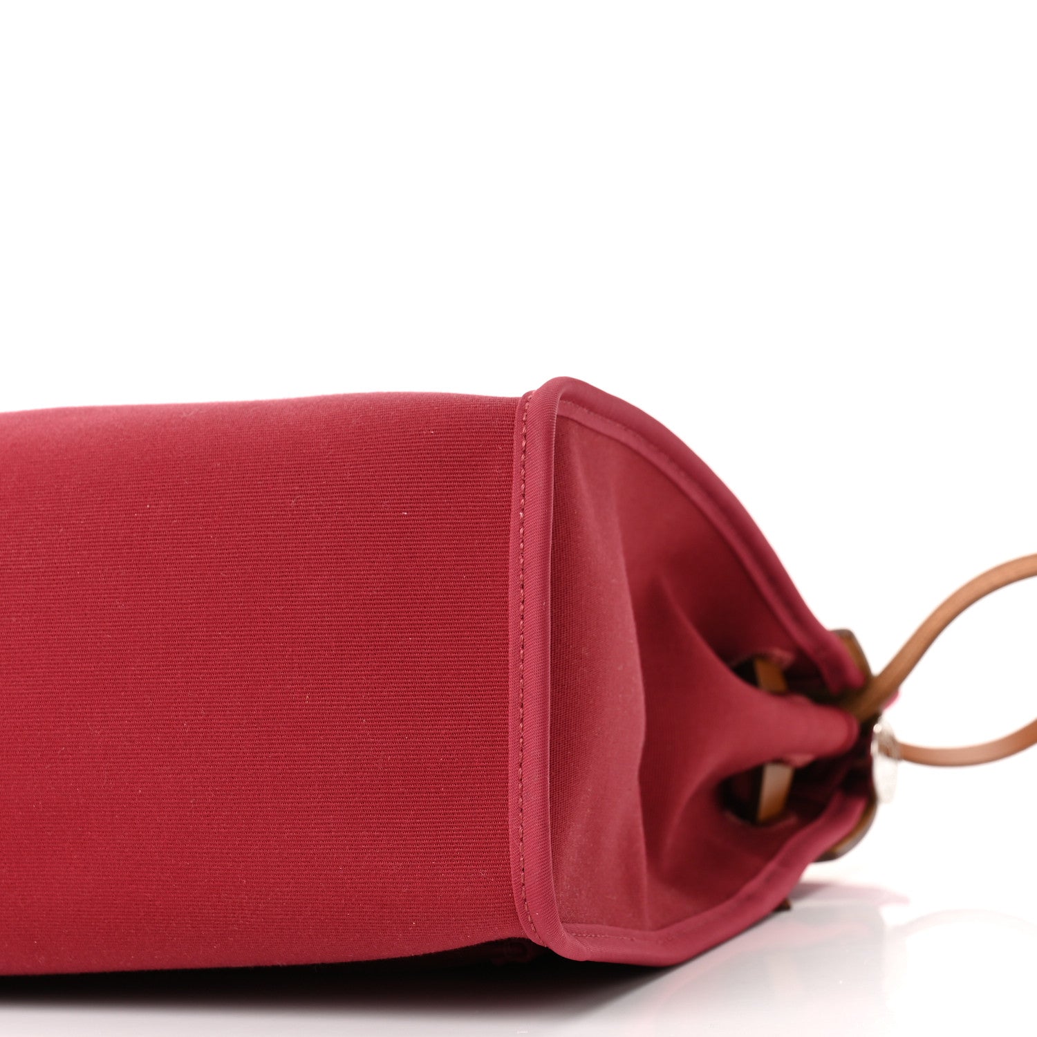 Hermes Vache Hunter Toile Herbag Zip 31 PM Rubis 11 of 11