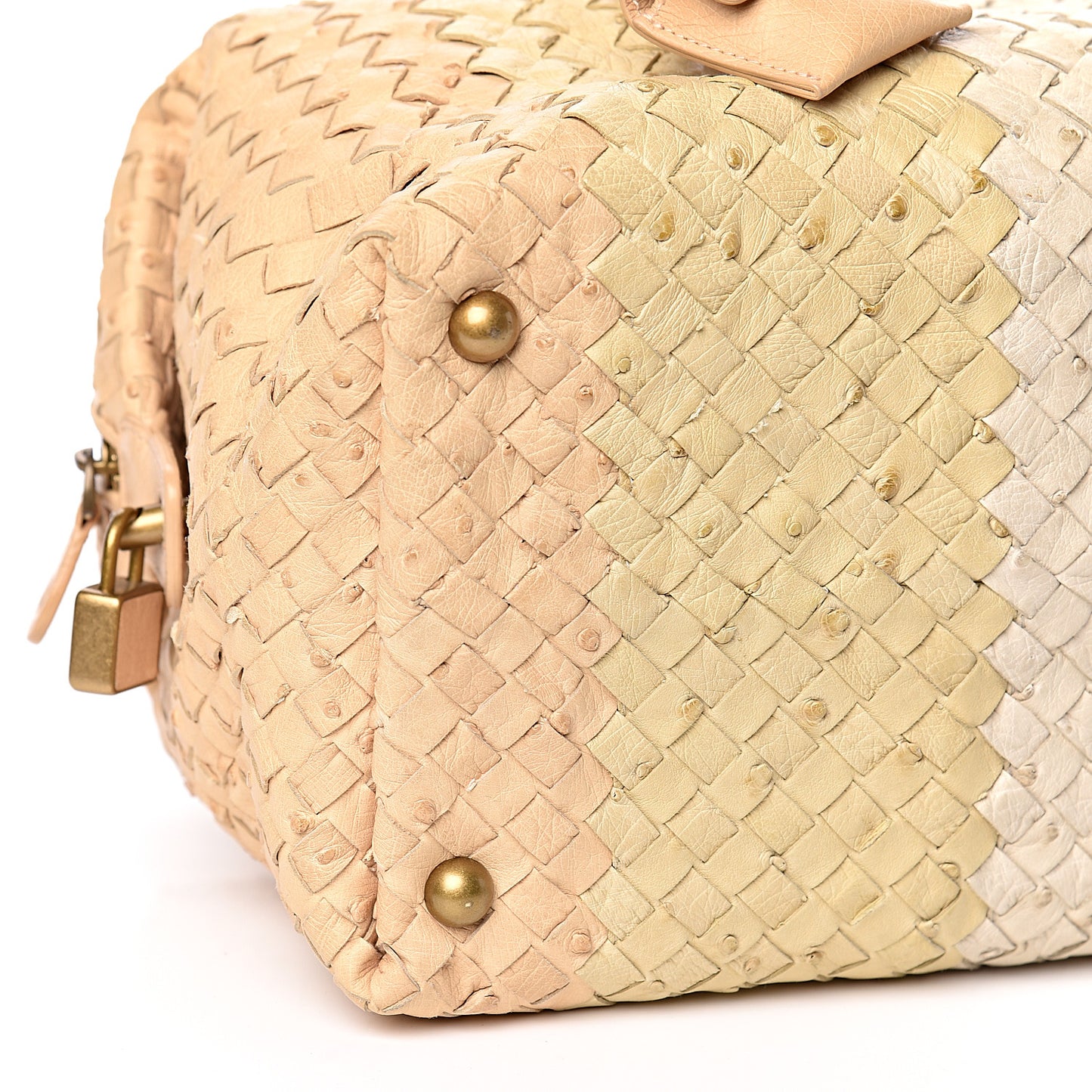 Ostrich Intrecciato Montaigne Nude Ivory