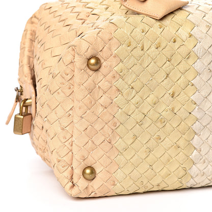 Bottega Veneta Ostrich Intrecciato Montaigne Nude Ivory 8 of 11