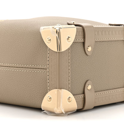 Louis Vuitton Calfskin Side Trunk MM Taupe 8 of 9