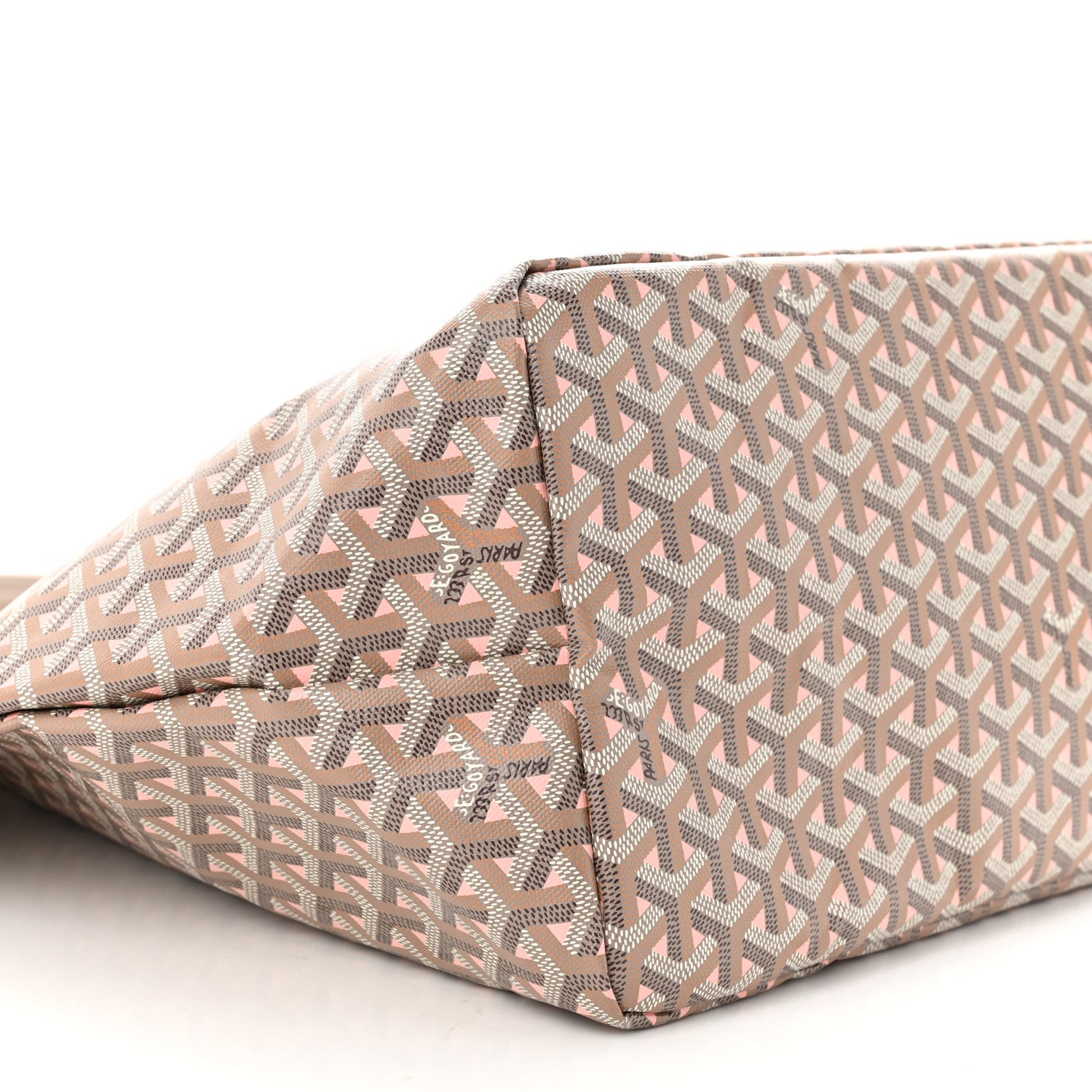 Goyard Goyardine Saint Louis Claire Voie GM Grege Powder Pink 9 of 10