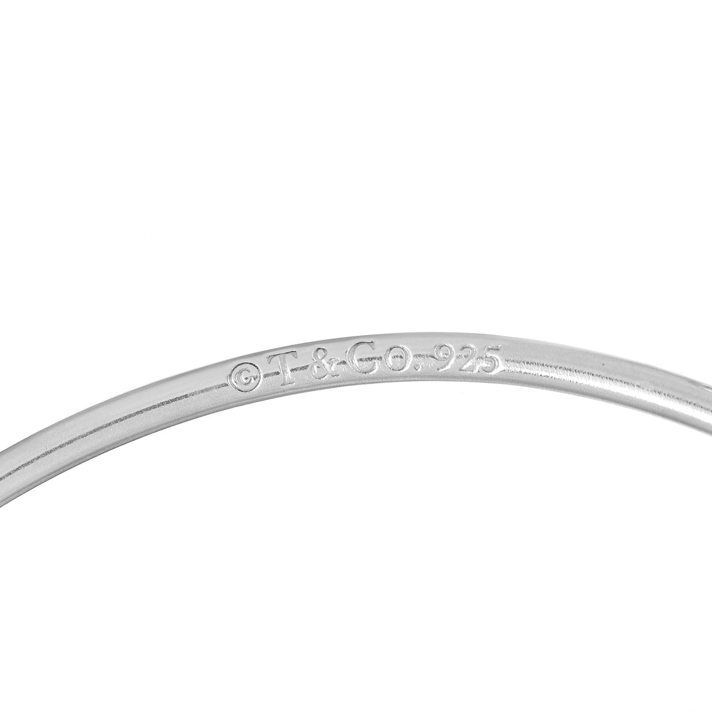 Sterling Silver Hook Bangle Bracelet