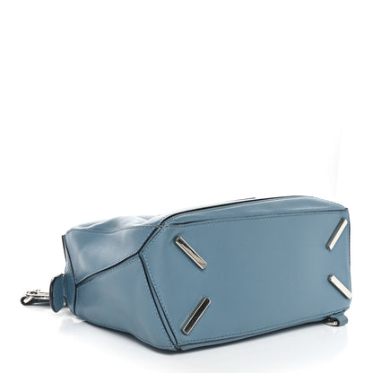 Loewe Calfskin Small Puzzle Bag Stone Blue 4 of 10
