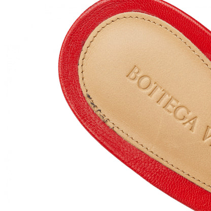 Bottega Veneta Lambskin Stretch Mule Sandals 40 Bright Red 9 of 9